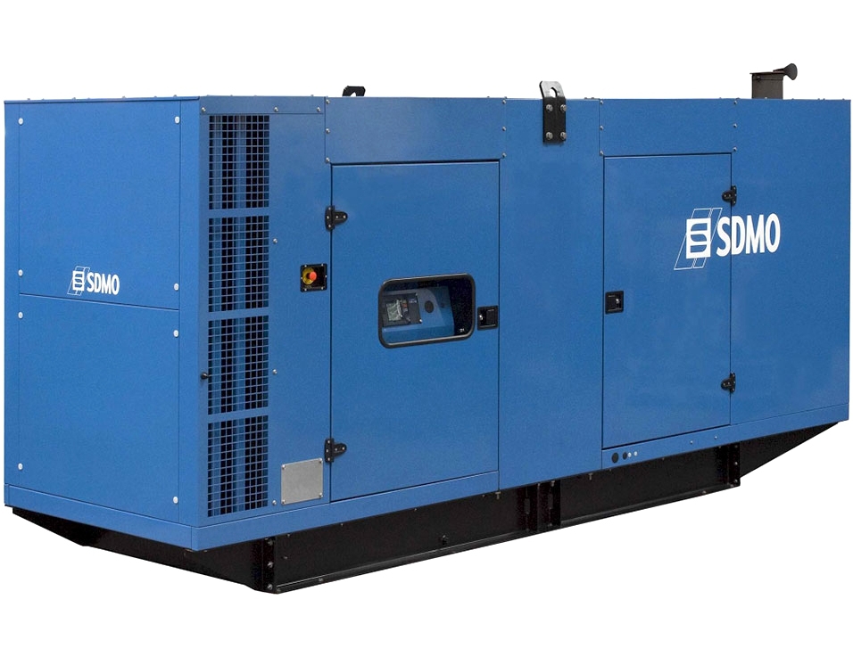 Дизельный генератор SDMO D550 в кожухе