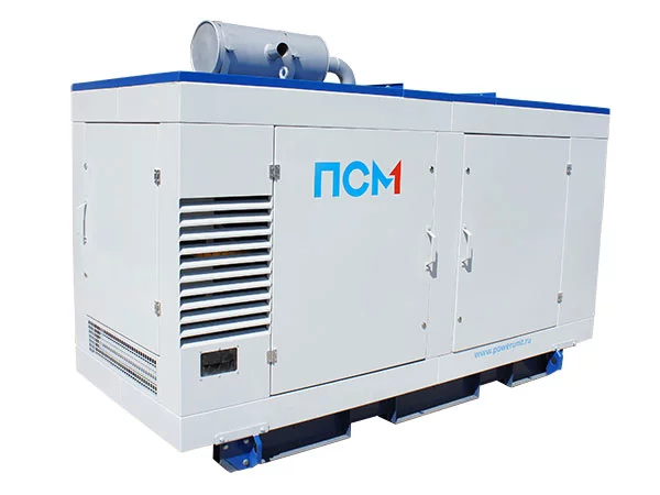 Дизельный генератор ПСМ АД-200 в кожухе с АВР